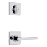 Kwikset Casey Lever with Square Rose Interior Single Cylinder Handleset Trim for Both 800 and 687 Series Handlesets