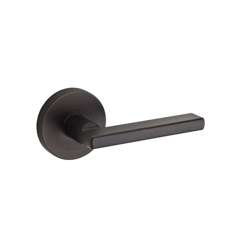 Kwikset Halifax Lever with Round Rose Interior Single Cylinder Handleset Trim for Both 800 and 687 Series Handlesets Kwikset