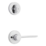 Kwikset Ladera Lever with Round Rose Interior Single Cylinder Handleset Trim for Both 800 and 687 Series Handlesets Kwikset