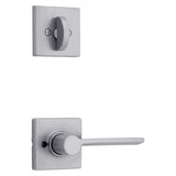 Kwikset Ladera Lever with Square Rose Interior Single Cylinder Handleset Trim Compatible with Both the 800 Series and 687 Series Handlesets Kwikset