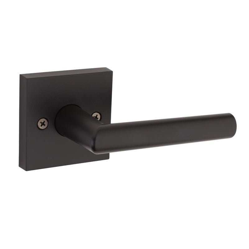 Kwikset Milan Lever with Square Rose Interior Single Cylinder Handleset Trim for Both 800 and 687 Series Handlesets Kwikset