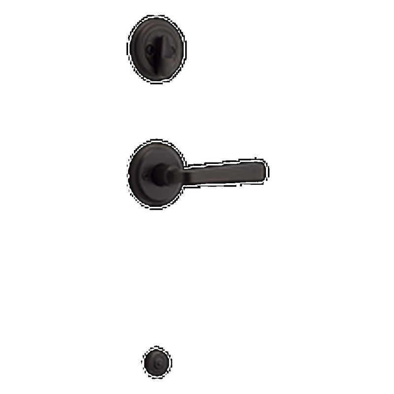 Kwikset Trafford Lever Interior Single Cylinder Handleset Trim for Both 800 and 687 Series Handlesets Kwikset