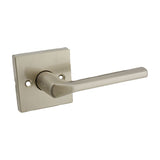 Kwikset Lisbon Lever with Square Rose Interior Dummy Handleset Trim Kwikset