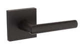 Kwikset Milan Lever with Square Rose Interior Dummy Handleset Trim Kwikset