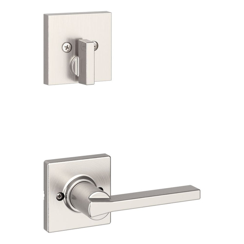 Kwikset Casey Lever Single Cylinder Interior Trim with Square Rose