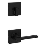 Kwikset Casey Lever Single Cylinder Interior Trim with Square Rose