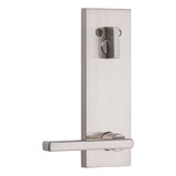 Kwikset Halifax Lever Single Cylinder Interior Trim with Square Full Escutcheon Kwikset