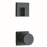 Kwikset Pismo Knob Single Cylinder Interior Trim with Square Rose Kwikset