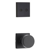 Kwikset Pismo Knob Dummy Interior Trim with Square Rose Kwikset