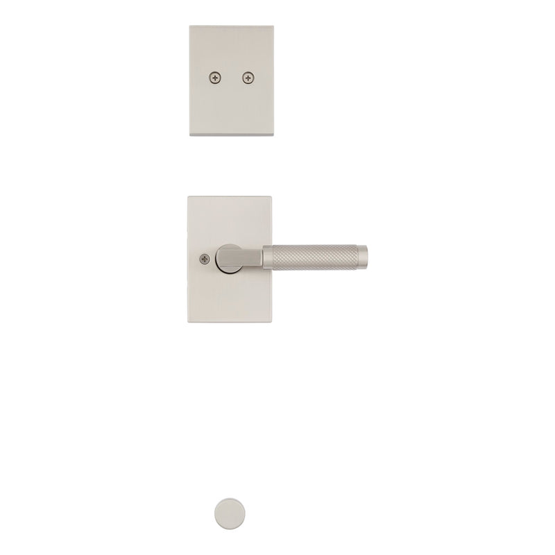 Kwikset Dummy Interior Prava Lever Trim with Rectangular Rose Kwikset