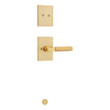 Kwikset Dummy Interior Prava Lever Trim with Rectangular Rose Kwikset