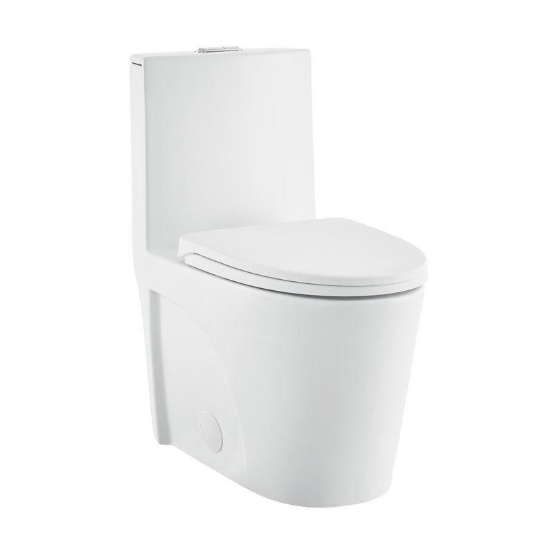 Swiss Madison St. Tropez One-Piece Elongated Toilet Vortex Dual-Flush 1.1/1.6 gpf