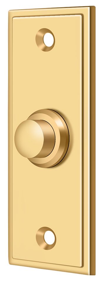 Deltana Bell Button; Rectangular Contemporary; Deltana