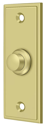 Deltana Bell Button; Rectangular Contemporary; Deltana