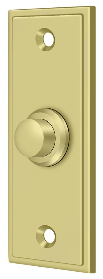 Deltana Bell Button; Rectangular Contemporary; Deltana