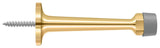 Deltana 3-1/4" Baseboard Door Bumper; Solid Brass; Deltana