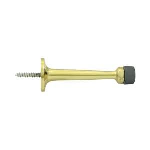 Deltana 3-1/4" Baseboard Door Bumper; Solid Brass; Deltana