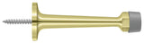 Deltana 3-1/4" Baseboard Door Bumper; Solid Brass; Deltana