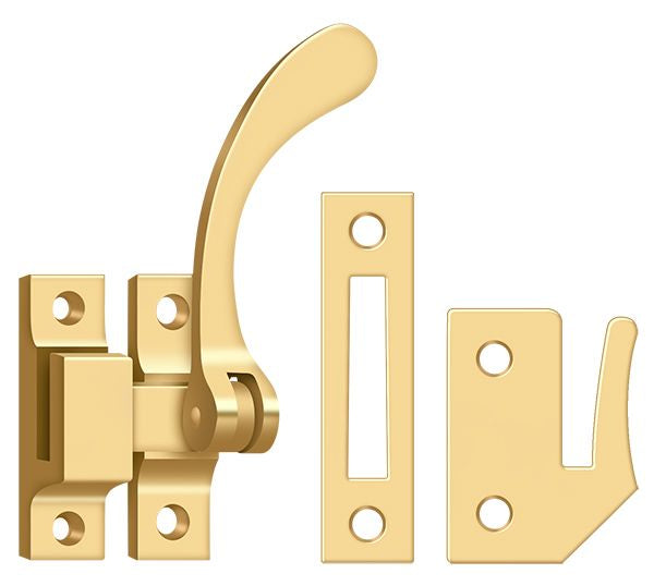 Deltana Window Lock; Casement Fastener; Reversible; 4-1/2"; Deltana