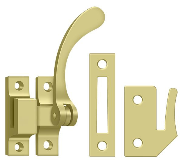 Deltana Window Lock; Casement Fastener; Reversible; 4-1/2"; Deltana