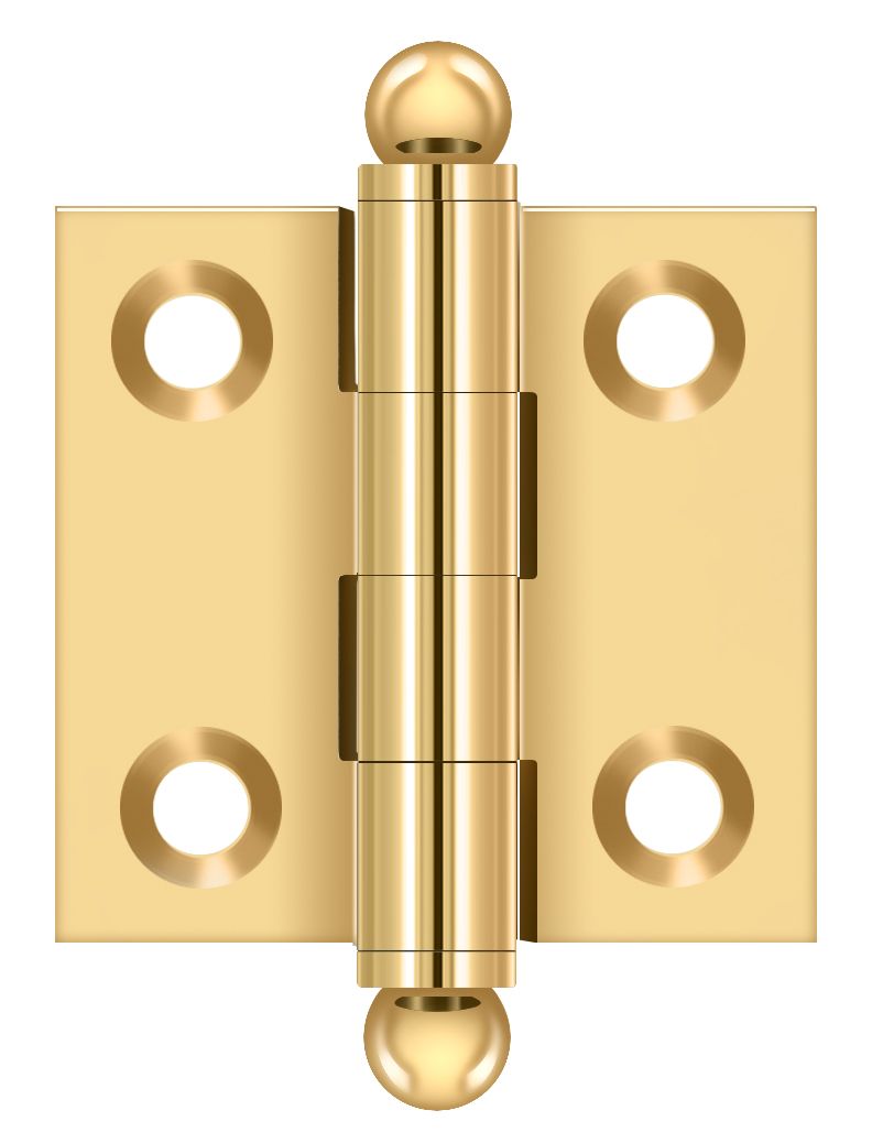 Deltana 1-1/2" x 1-1/2" Hinge; with Ball Tips; Deltana