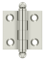 Deltana 1-1/2" x 1-1/2" Hinge; with Ball Tips; Deltana