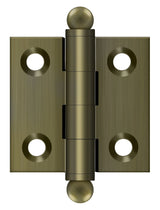 Deltana 1-1/2" x 1-1/2" Hinge; with Ball Tips; Deltana