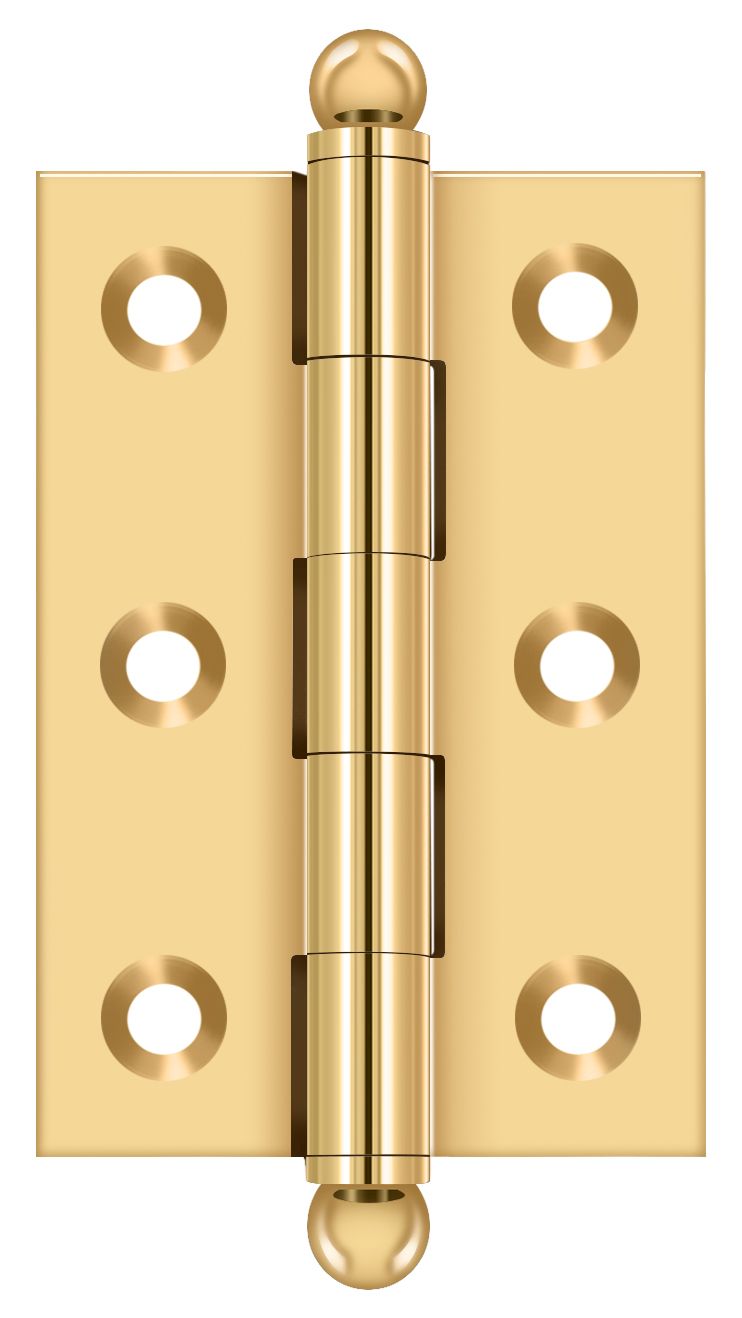 Deltana 2-1/2" x 1-11/16" Hinge; with Ball Tips; Deltana