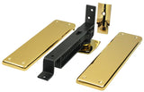 Deltana Spring Hinge; Double Action with Solid Brass Cover Plates; Deltana