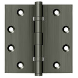 Deltana DSB45B 4-1/2" x 4-1/2" Square Hinge; Ball Bearings; Deltana