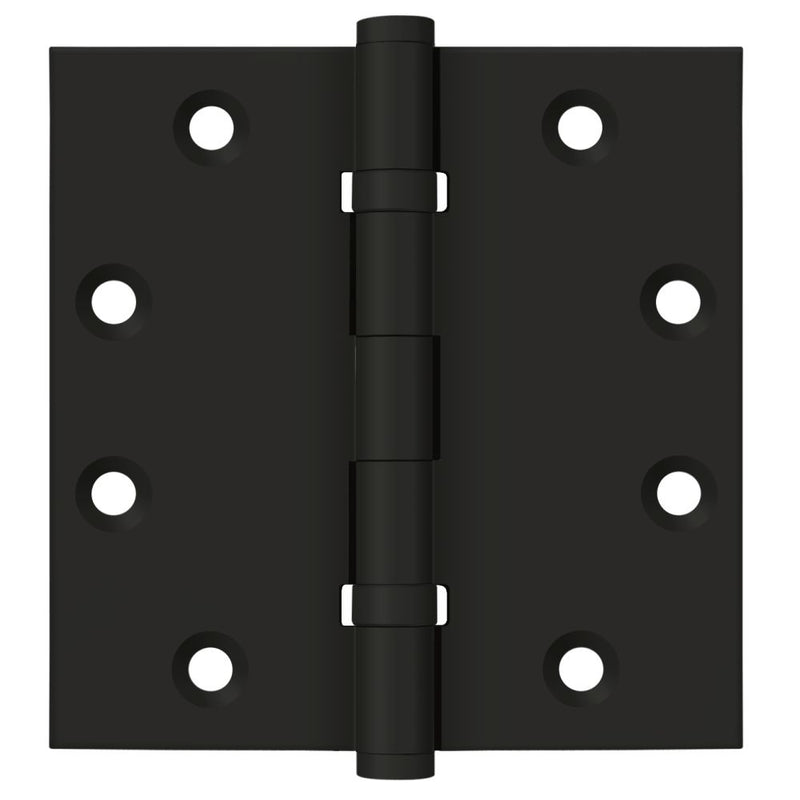 Deltana DSB45B 4-1/2" x 4-1/2" Square Hinge; Ball Bearings; Deltana