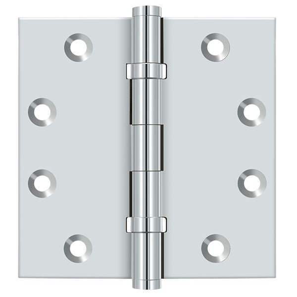 Deltana DSB45B 4-1/2" x 4-1/2" Square Hinge; Ball Bearings; Deltana