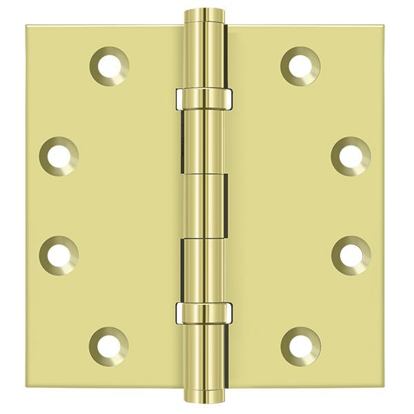 Deltana DSB45B 4-1/2" x 4-1/2" Square Hinge; Ball Bearings; Deltana