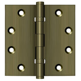 Deltana DSB45B 4-1/2" x 4-1/2" Square Hinge; Ball Bearings; Deltana