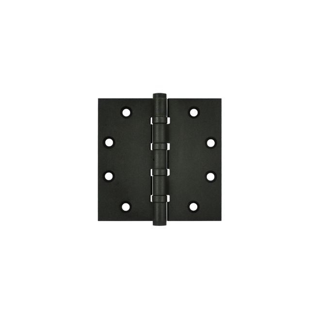 Deltana DSB45NB 4-1/2" x 4-1/2" Square Hinge; Ball Bearings; Deltana