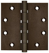 Deltana DSB45NB 4-1/2" x 4-1/2" Square Hinge; Ball Bearings; Deltana