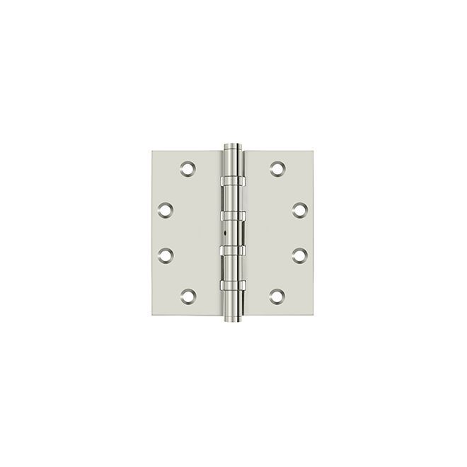 Deltana DSB45NB 4-1/2" x 4-1/2" Square Hinge; Ball Bearings; Deltana