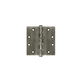 Deltana DSB45NB 4-1/2" x 4-1/2" Square Hinge; Ball Bearings; Deltana