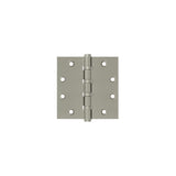 Deltana DSB45NB 4-1/2" x 4-1/2" Square Hinge; Ball Bearings; Deltana