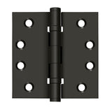 Deltana DSB4B 4" x 4" Square Hinge; Ball Bearings; Deltana