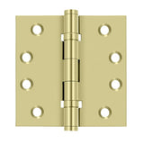 Deltana DSB4B 4" x 4" Square Hinge; Ball Bearings; Deltana