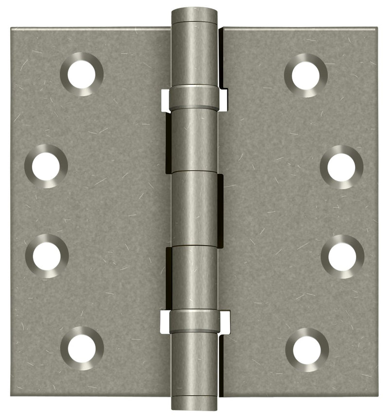 Deltana DSB4NB 4" x 4" Square Hinge; Ball Bearings; Deltana