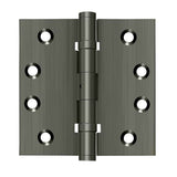 Deltana DSB4NB 4" x 4" Square Hinge; Ball Bearings; Deltana