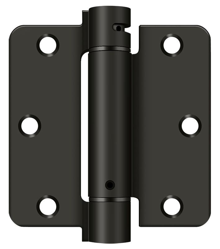 Deltana 3-1/2" x 3-1/2" x 1/4" Spring Hinge; Deltana