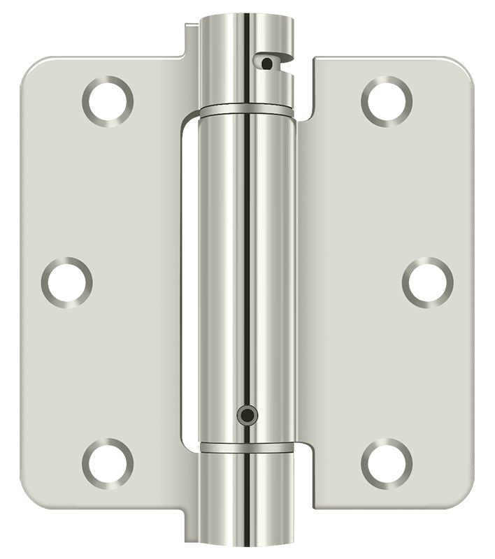 Deltana 3-1/2" x 3-1/2" x 1/4" Spring Hinge; Deltana