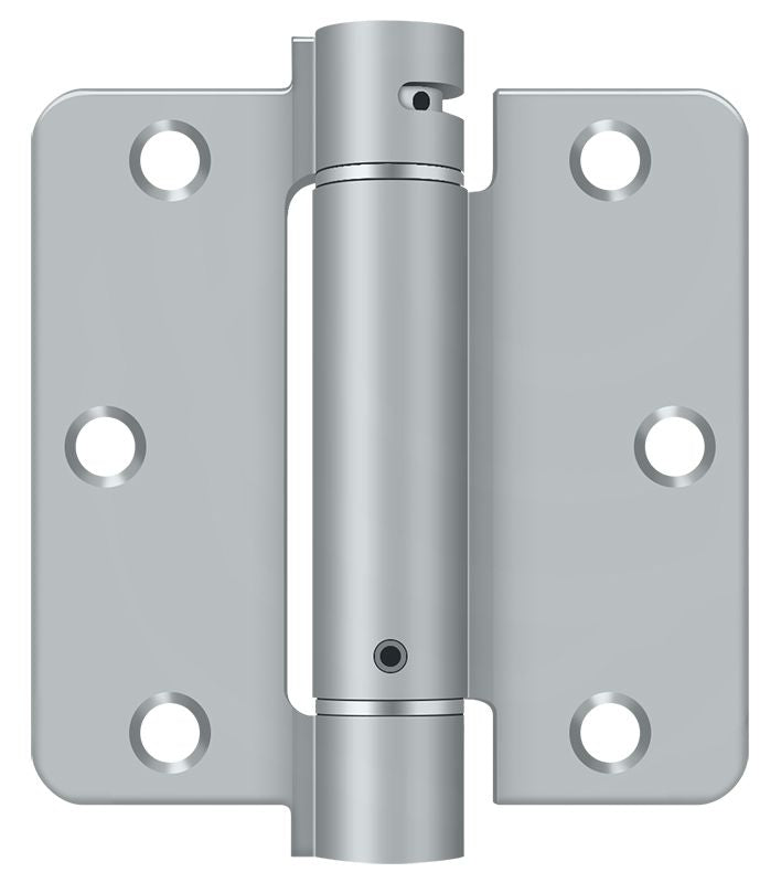 Deltana 3-1/2" x 3-1/2" x 1/4" Spring Hinge; Deltana