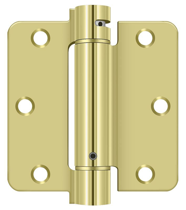 Deltana 3-1/2" x 3-1/2" x 1/4" Spring Hinge; Deltana