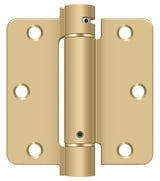 Deltana 3-1/2" x 3-1/2" x 1/4" Spring Hinge; Deltana