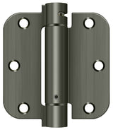 Deltana 3-1/2" x 3-1/2" x 5/8" Spring Hinge; Deltana