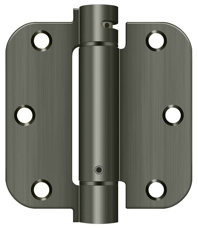 Deltana 3-1/2" x 3-1/2" x 5/8" Spring Hinge; Deltana